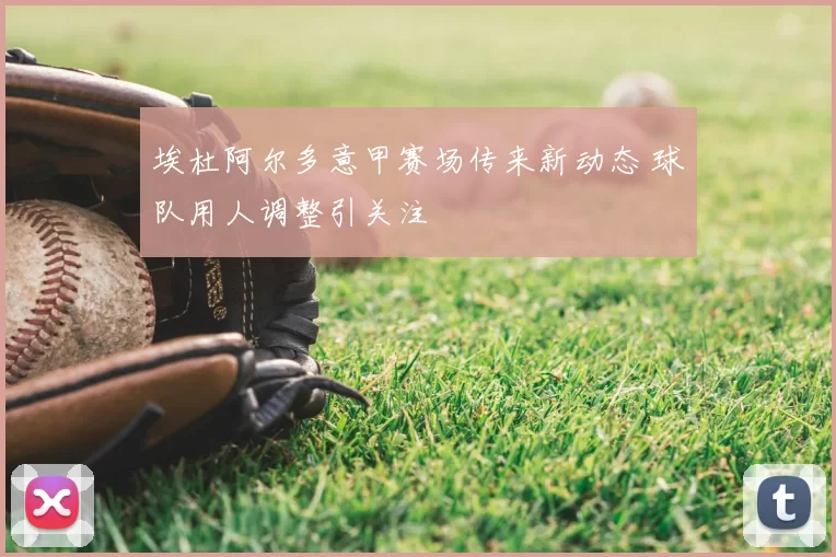 埃杜阿尔多意甲赛场传来新动态 球队用人调整引关注